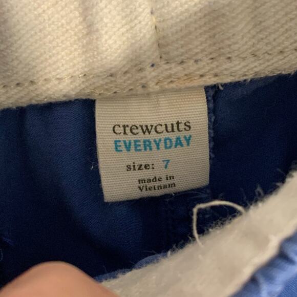 Crewcuts Boys Blue shorts size‎ 7 - Picture 2 of 3